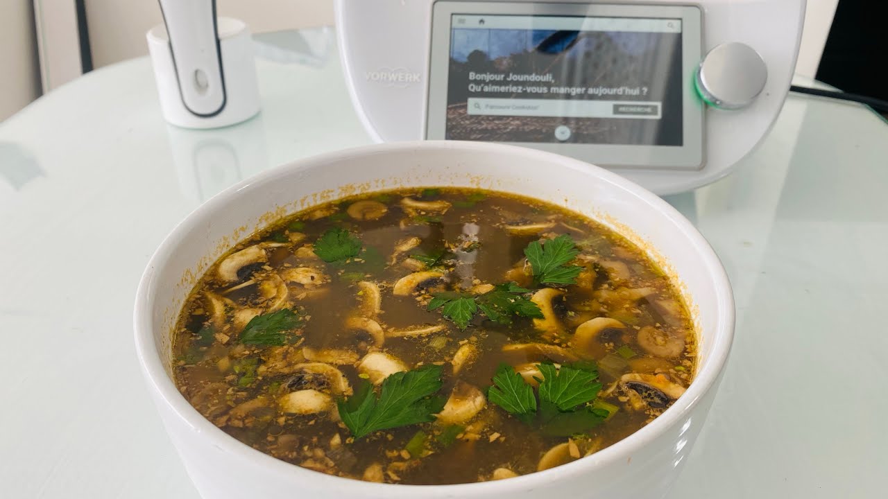 Soupe chinoise au Thermomix avec Mme Ilham Bouriqui