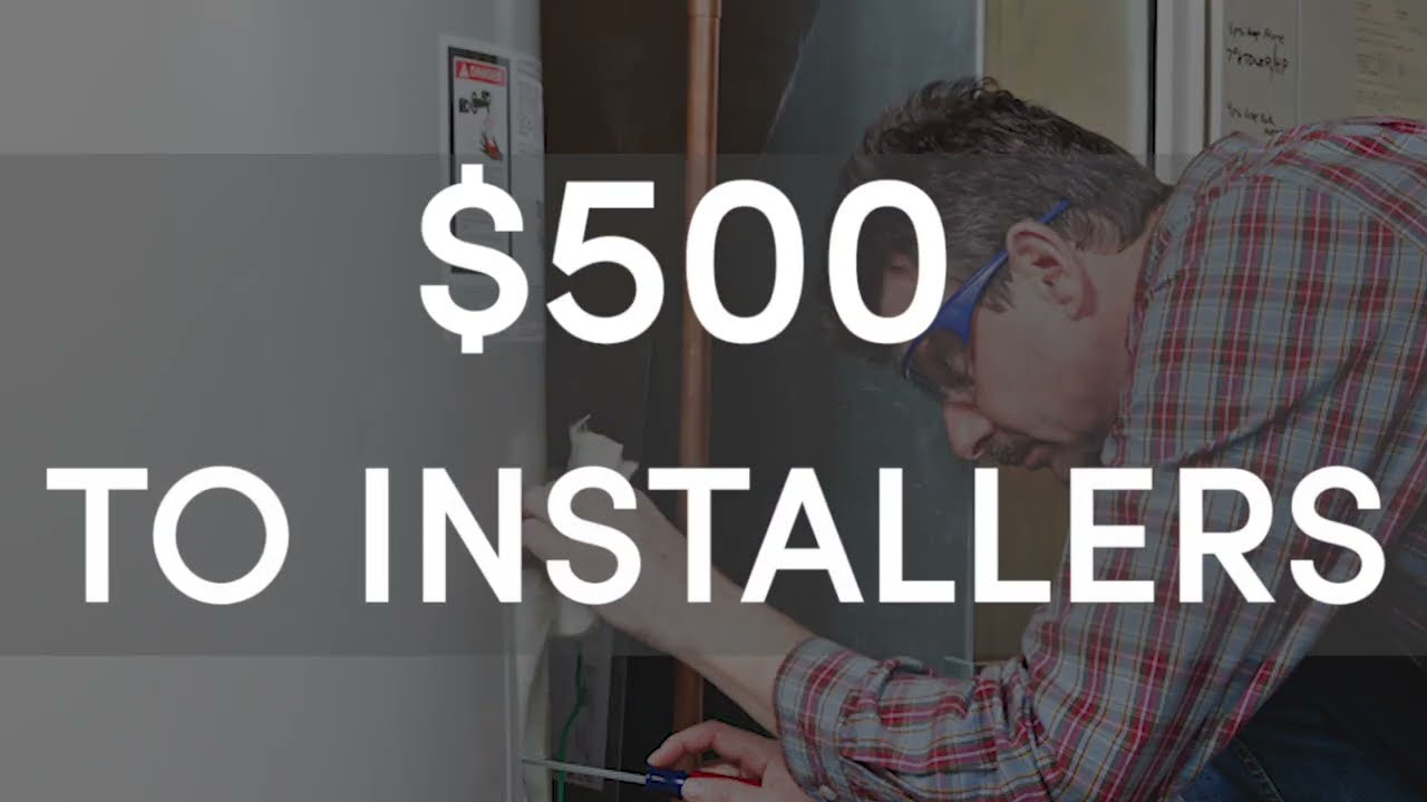 Michigan Water Heater Installers Incentive 500 Rebates Available 