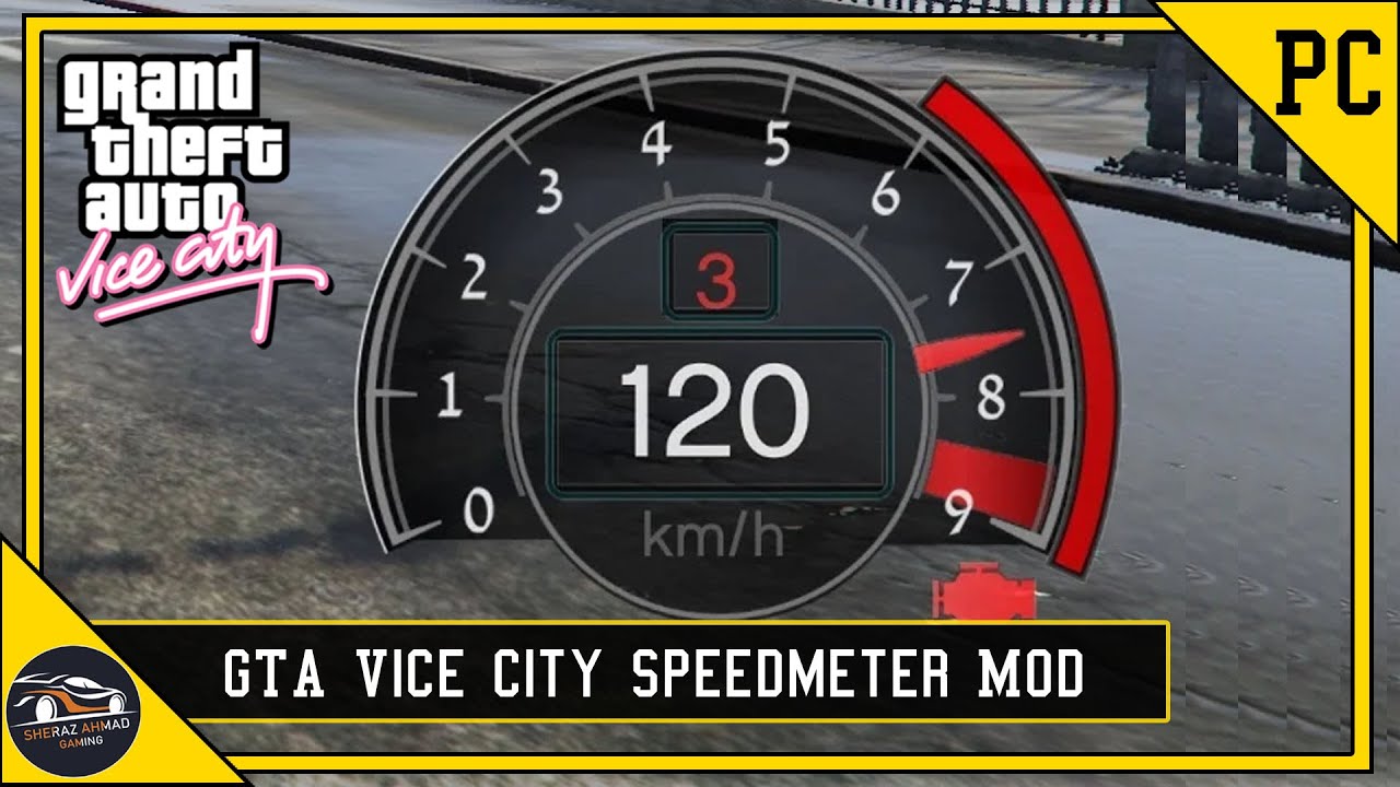 How To install Speedometer Mod in GTA Vice City PC in Hindi Urdu YouTube