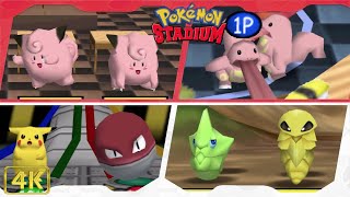 All Minigames | Pokemon Stadium ⁴ᴷ