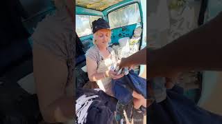 Homeless Lady Sells and Sleeps in a Taxi I made Her Dream Come True
