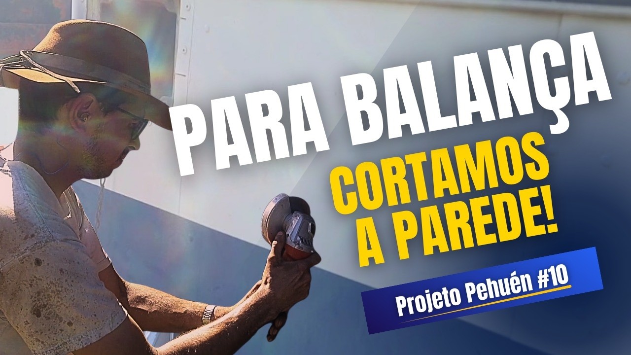 CORTEI A PAREDE DO ÔNIBUS! 😱 Pehuén na Balança | Projeto Pehuén Ep.10