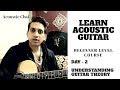 Acoustic guitar course | Beginner Level | Day 2 | Understanding Guitar Theory