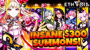 3 BACK TO BACK SSRs?! LUCKIEST $300 SUMMONS ON ETHERIA RESTART IMAGINABLE
