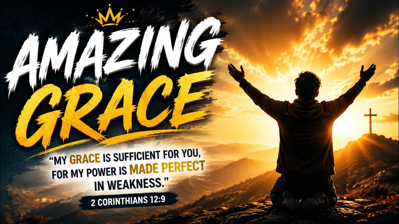 🎵 AMAZING GRACE | Worship Song Inspired by 2 Corinthians 12:9 - YouTube