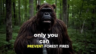 Bigfoot Wants You to Stop Starting Wildfires!