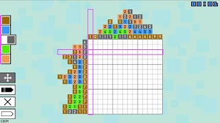 Pic-a-Pix Color 2🧩:  Level 91