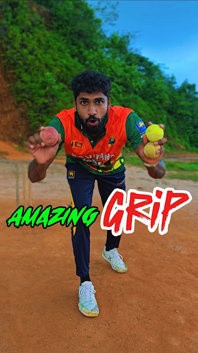 Unbelievable Grip 😱 ඔන්න බඩූ...🥎👌#short #shortsfeed #ytshorts #viral #cricket #bowling #spin