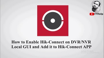 How to enable Hik-Connect on DVR/NVR and Add it to Hik-Connect APP || Hikvision DVR/NVR Solution