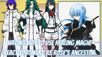 Wrong Way To Use Healing Magic React To Rimuru Tempest | Gacha Reaction | Rimu x Milim
