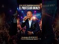 EL PROFESSOR BRONZY, il arrive avec ses chansons qui réveillent les esprits en sommeil ou dormants.