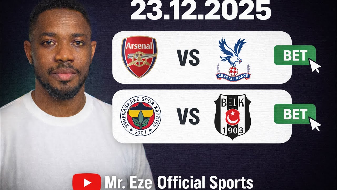 FOOTBALL BETTING PREDICTIONS AND ANALYSIS 23/12/2025 |SOCCER PREDICTIONS| |DAILY ODDS| 