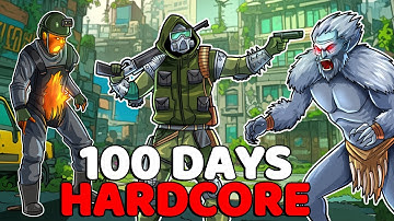 I Spent 100 Days in HARDCORE 7 Days to Die