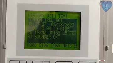 How To History Check From FACP EST3 Edward #firealarm
