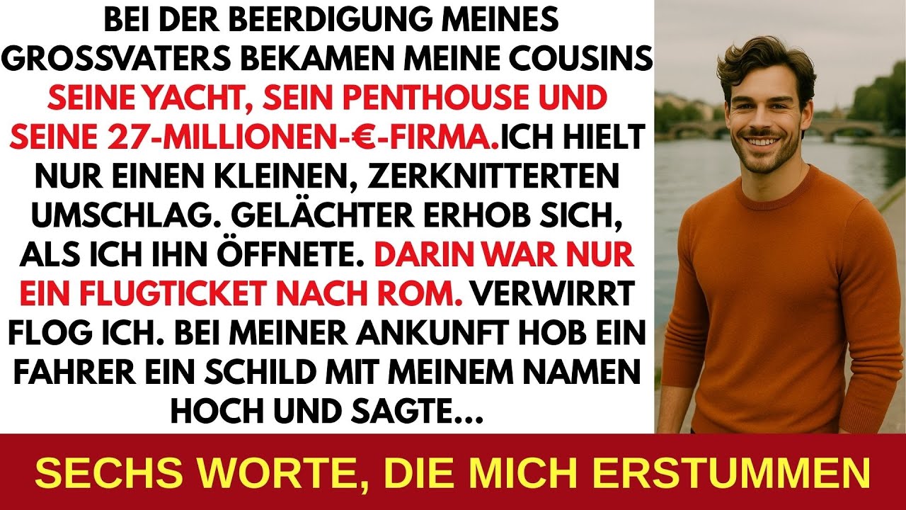 Bei Opas Beerdigung Bekamen Sie Millionen — Ich Nur Ein Flugticket. Dann Änderten Sechs Wörter Alles