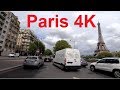 4K Driving Paris downtown