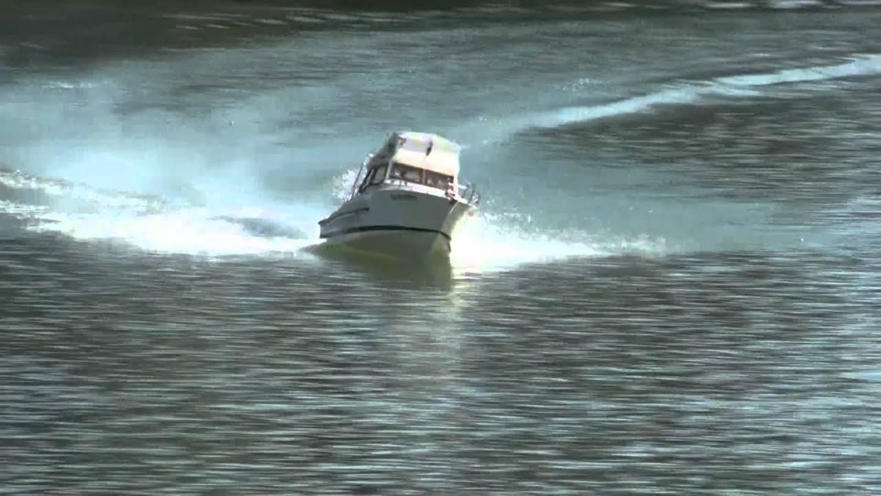 Schaufahren von RC Modellbooten in Mannheim