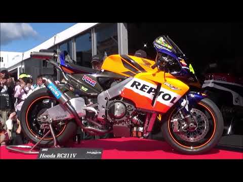バレンティーノ・ロッシのRC211V エンジンサウンド Valentino