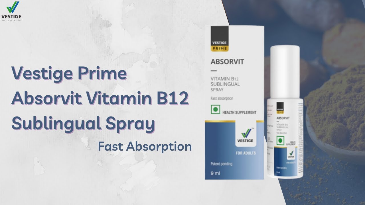 Vestige Prime Absorvit Vitamin B12 Sublingual Spray Fast Absorption