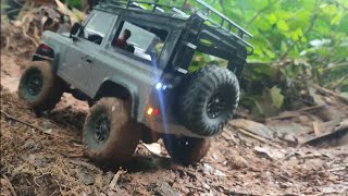 OFFROAD RC LAND ROVER D90/MN99S ROCK CRAWLER SCALE 1/12