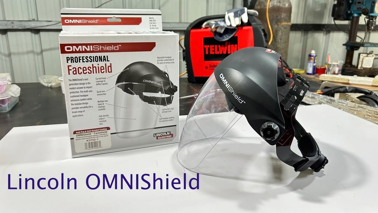 Unboxing Lincoln OMNIShield Face Shield protection from BakersGas - YouTube