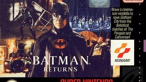 SNES Batman Returns Video Walkthrough