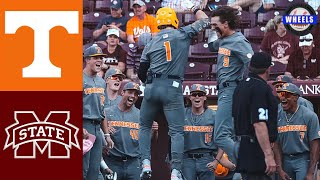 #1 Tennessee vs Mississippi State Highlights (Game 1) | 2022 College Baseball Highlights