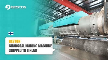 BST-10 BBQ Charcoal Making Machine to Finland to Carbonize Wood Chips in 2022