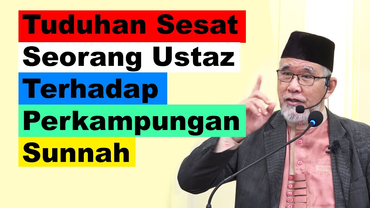 Dato' Dr. Danial - Tuduhan Sesat Seoang Ustaz Menyesatkan Ribuan Umat Islam di Perkampungan Sunnah