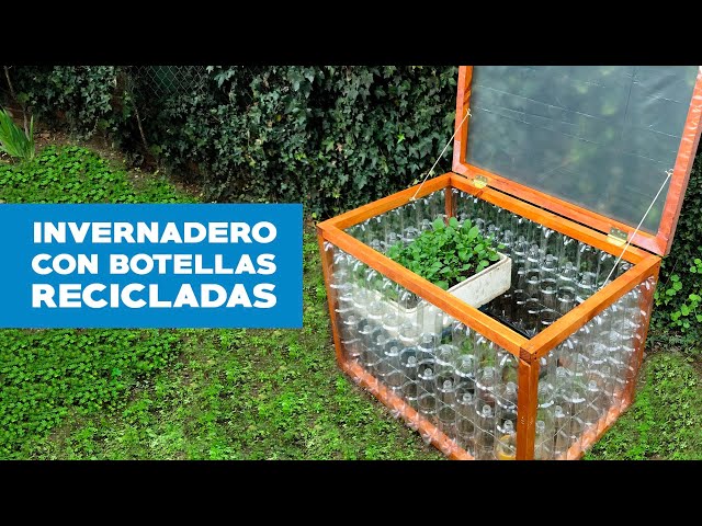 Cómo hacer un invernadero con botellas recicladas 