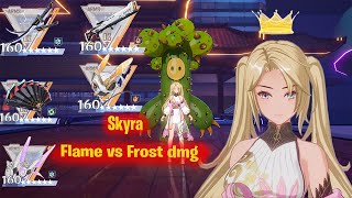 Tower of Fantasy Global - Flame vs Frost team 100million dmg in 1m30 no relic/pre buff