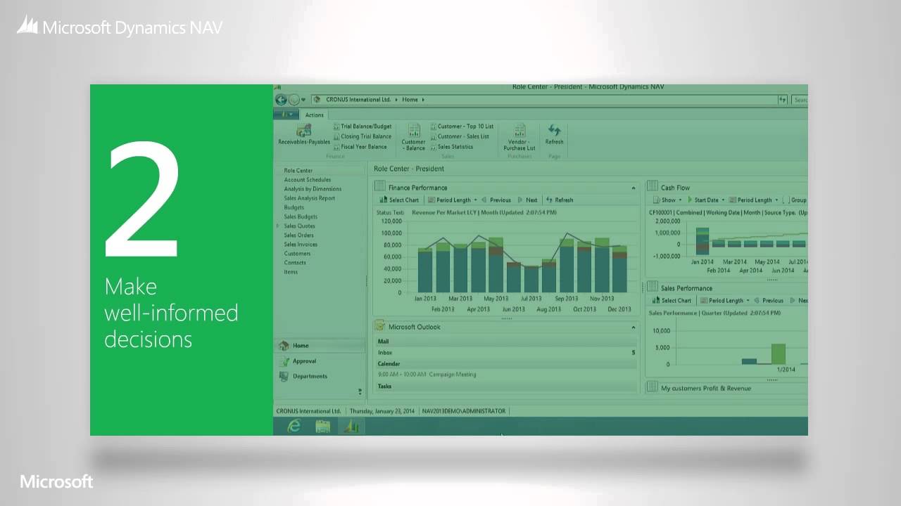 MS DYN NAV 2013 - Helps You Transform Data Into Bus - YouTube