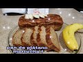 Pan de plátano 🍌🍌🍌rico y saludable