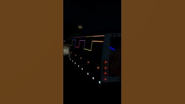 BMR bus mod full lights #shortsvideo #bus #ets2 #bmr