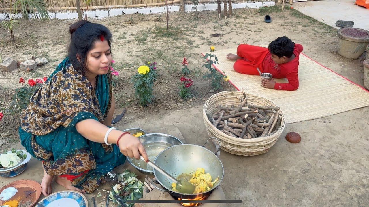 শীতের দুপুরে ফুলকপি আর তাজা মাছের ঝোল - অতুলনীয় স্বাদ | Cauliflower & Fresh Fish Curry