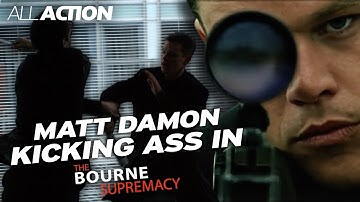 Jason Bourne’s Greatest Escapes and Takeouts in The Bourne Supremacy (2004) | All Action