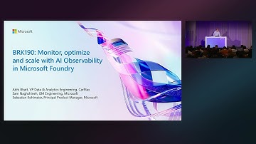 Monitor, optimize and scale with AI Observability in Microsoft Foundry | BRK190