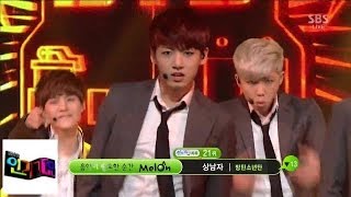 [Bulletproof Boy Scouts B.T.S] - Sang Man @ Popular Song Inkigayo 140309