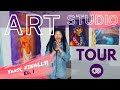 ART STUDIO TOUR: It's finally here!! Black Girl Magic & Boho Hippy Vibes