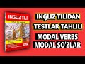DTM ingliz tili test tahlili. Modal verbs, auxiliary verbs / Modal va yordamchi fe’llar