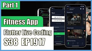 [Flutter] Flutter Live Coding EP1917 (Fitness App Part 1) Net Worth