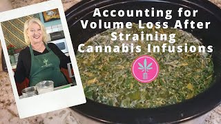 How to Account for Volume Loss After Straining Cannabis Infusions