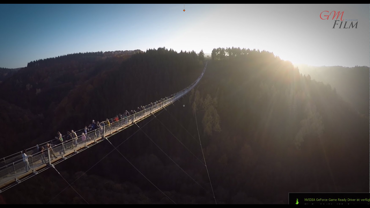 Slackline-Rekord an der Geierlay im Hunsrück