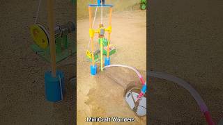 DIY Mini Water Tank Contraction | Electric Transformer Moter Water Pump | Science Project. #shorts