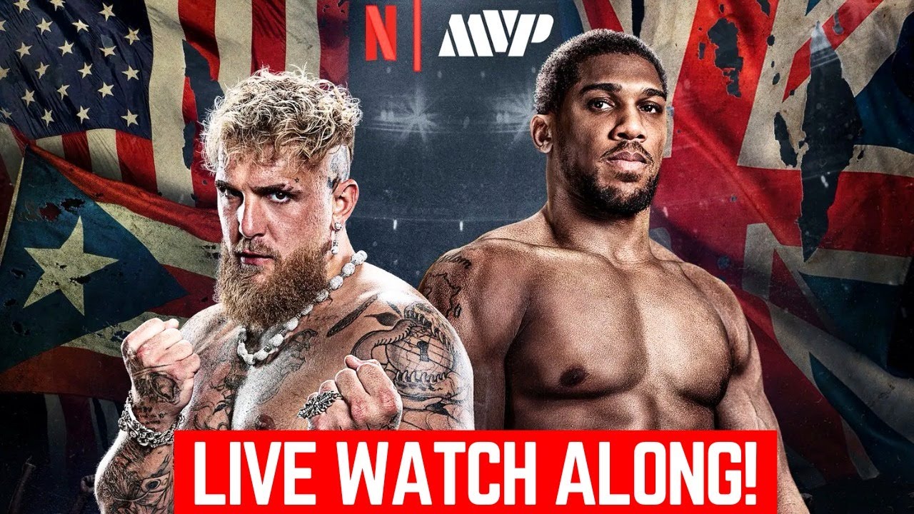 JAKE PAUL VS ANTHONY JOSHUA LIVE WATCH ALONG & PLAY BY PLAY!