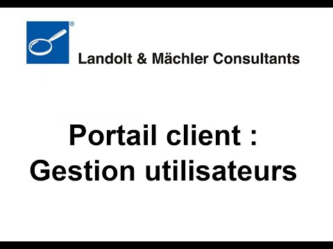 L&M portail : gestion des utilisateurs