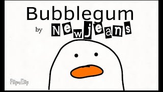 Bubblegum - Newjeans ( lyrics video, Eng and Korean )