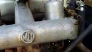1953 MGTD Engine running