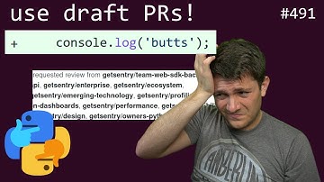 avoid notification spam with draft PRs! (beginner) anthony explains #491