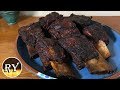 Beef Short Ribs Smoked With Olive Wood
